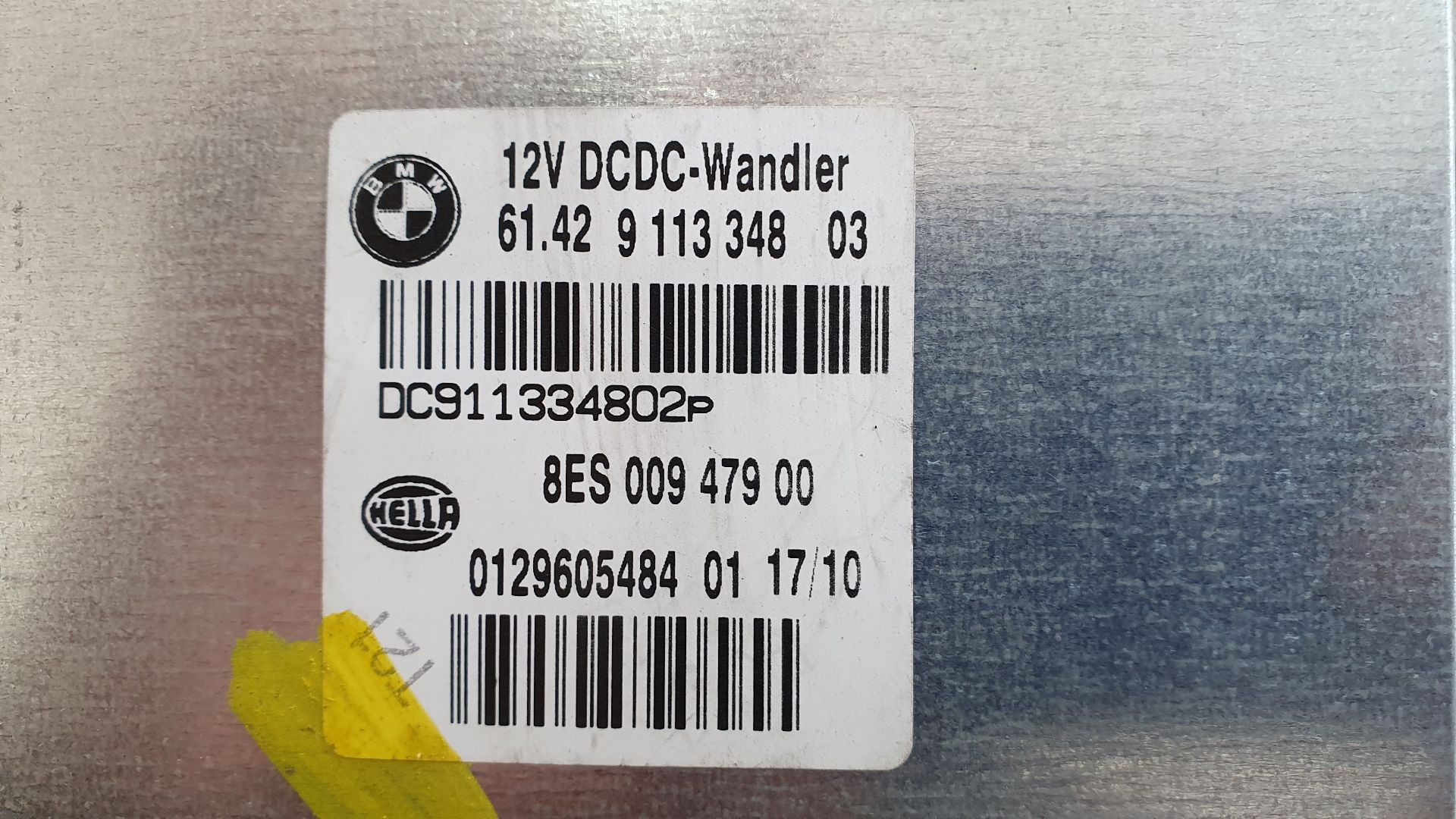 Calculateur Moteur BMW Continental - Réf 7599881 / MSD81.2 / 5WK93729 - État Occasion Fonctionnel